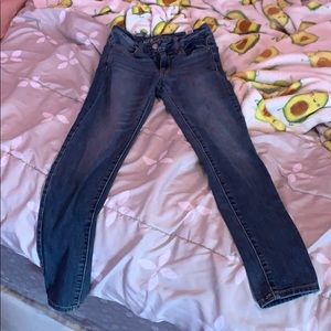 american eagle 00 jeans hi rise super stretch